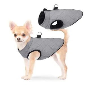 Winter Dog Vest Coat with Harness Built in, Warm Dog Jacket for Small Medium - Picture 1 of 7