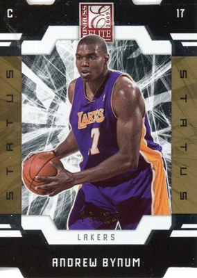 2009-10 Donruss Elite Status Gold Die Cut #51 Andrew Bynum - Image 1 of 2