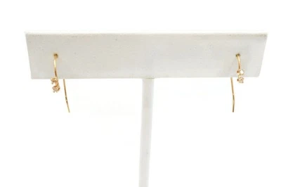 14k Yellow Gold Diamond Earrings A3 - Image 1 of 4