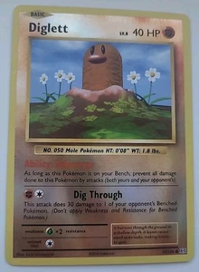 Diglett Lv.8 40HP 2016 Holo Pokémon Card No 55/108 - Picture 1 of 1