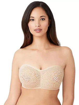 Wacoal 854205 Bra 36DD Halo Lace Strapless Underwire Unlined - New - Image 1 of 4