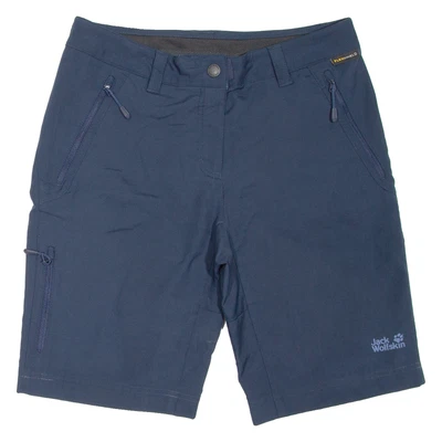 Pantalones Cortos Informales JACK WOLFSKIN Exterior Mujer Azul Reino Unido 8 W28 Foto 1 de 4
