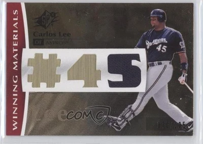 2008 SPx Winning Materials Jersey Number /125 Carlos Lee #WM-CL - Image 1 of 2