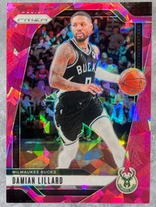 Damian Lillard Pink Ice Prizm 2024-25 Panini Prizm #90 Milwaukee Bucks NM - Bild 1 von 2