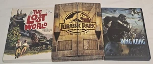 The Lost World 1925 & 1960 Films, Jurassic Park 1-3 & King Kong DVD Lot - Imagen 1 de 6