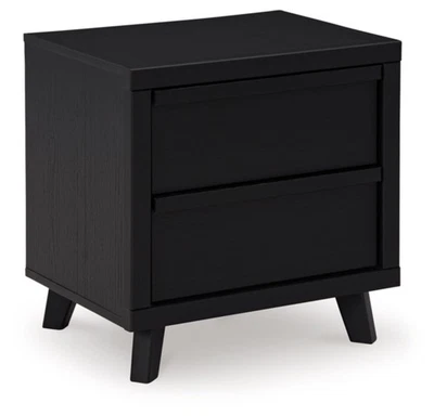 Danziar Modern 2 Drawer Nightstand with Wireless Charging and USB Ports, 24.3... - Image 1 of 4