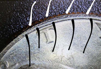 1984-P 50c Kennedy Half Dollar Error Misaligned Dies Railroad Rim Low Mint Mark - Image 1 of 4