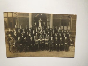 Studentenverbindung vor Gebäude - Wappen ? WS 1919/20 - Foto Karte Studentika - Picture 1 of 4