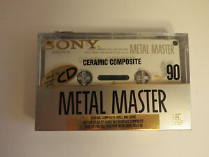 Ruban cassette composite céramique Sony Metal Master MTL-MST90c type IV 90 scellé