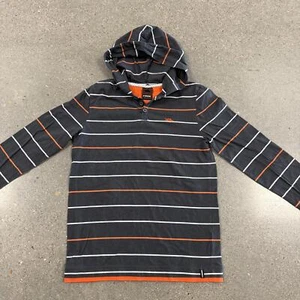 Tony Hawk Boys Long Sleeve Hooded Striped Shirt Youth L - Picture 1 of 11