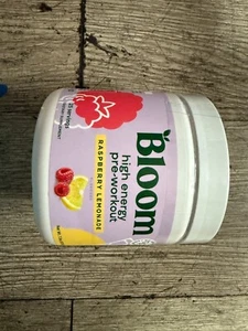 Bloom High Energy  pre-workout Raspberry Lemonade 25 Serv 7.3 Oz - Picture 1 of 1