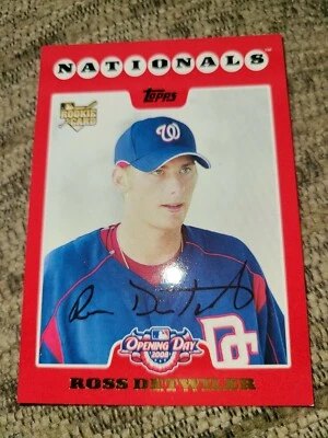 Ross Detwiler 2008 Topps Opening Day Rookie Baseball Card #200 - Image 1 of 4
