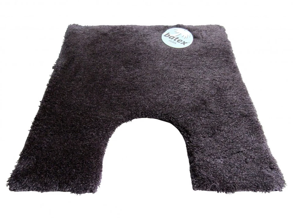 Batex WC-Vorleger mit Ausschnitt Toilettenvorleger Klovorleger Teppich 55x55 cm  - Bild 1 von 1