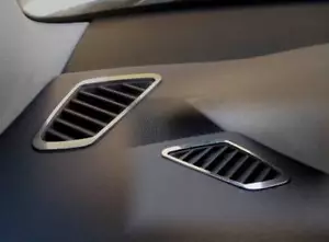 D Chrom Rahmen für Lüftungsgitter / Audi A8 4E D3 - Edelstahl poliert 2 Teile - Picture 1 of 3