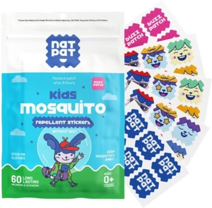 Mosquito Patch Stickers for Kids - Plant Based Ingredients Non-Toxic ( 60 pack ) - Picture 1 of 7