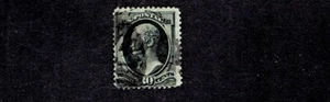 1870-1 U.S. CLASSIC 30c HAMILTON No Grill Sc#154 Fancy Cork Cancel Used ^ - Picture 1 of 2