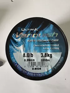 ultima vanquish Karpfen Angelschnur - 8 lb Bulk 1000 Meter. 0,28 mm. - Bild 1 von 2
