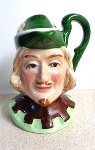 Vintage Hand Painted Ceramic Robin Hood Character Toby Jug Artone England - Picture 1 of 7