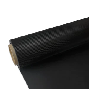 3D True Carbon Fibre Vinyl Wrap Car Sticker Air free. Free delivery carbon fiber - Picture 1 of 1