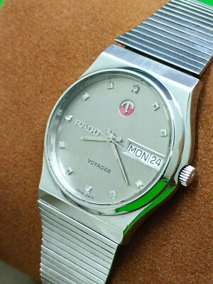 Reloj RADO VOYAGER Vintage 17 Joyas Automático Indicador Día/Fecha Foto 1 de 4