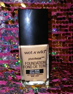 Wet n Wild Photo Focus Foundation SOFT BEIGE 365C - New Release - Picture 1 of 2