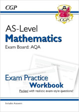 CGP Books AS-Level Maths AQA Exam Practice Workbook (includes Answer (Paperback)