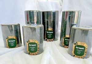 New Sealed Pier 1 One Imports Unscented Green Pillar Candle Mottled 3" 4" 6" NOS - Picture 1 of 9