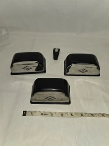 Art Deco Vintage Car Ashtray Packard Buick Pierce Arrow Lot of 3 + Hang Hook - Picture 1 of 5