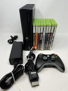 Microsoft Xbox 360 S Console Model 1439 Slim NO HARD DRIVE Tested Working - Picture 1 of 5
