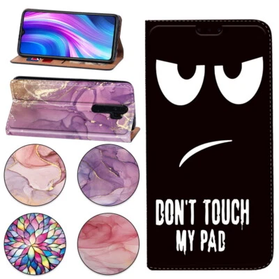 PU Leather Stand Wallet Cover Case - For Xiaomi Redmi Note 8T/8 Pro/9S/9 PRO/MAX - Image 1 of 4