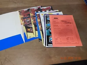 LARGE LOT MISC VIDEO GAME BROCHURE Insert Promo Promotional NAMCO MULTIPLE GAMES - Picture 1 of 4