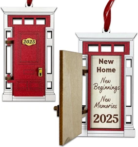New Home Ornament 2025, Einweihung Geschenke Neues Zuhause, Neues Haus 1. Weihnachten 5  - Bild 1 von 12
