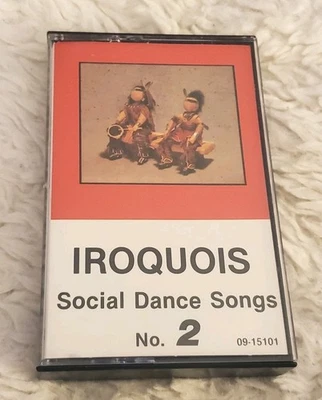 IROQUOIS Social Dance Songs No. 2 CASSETTE 1969 Native American VERY GOOD Rare - Image 1 of 3