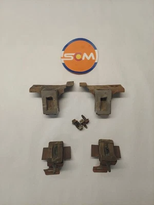 1987-1993 Ford Mustang AC A/C Condenser Mounting Brackets Set Upper / Lower Kit - Image 1 of 4