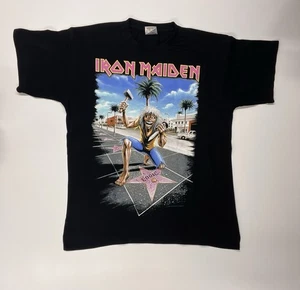 Iron Maiden T-shirt Official Iron Maiden Holdings Ltd Fan Club Issue LA 2008 - Picture 1 of 14