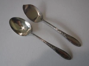 Vintage 1881 Rogers Dreifach 6" Löffel - Einer von jedem Dessertlöffel & Gelee Löffel - Bild 1 von 3