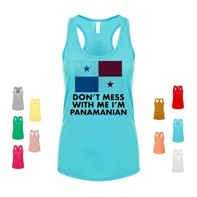 No te metas conmigo, soy panameña orgullo cultura bandera herencia Camiseta sin mangas para mujer Foto 1 de 3