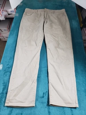Lucky Brand Jeans Size 38x32 Mens Beige Pants Stretch Denim 221 Straight - Image 1 of 4