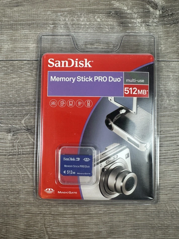 SanDisk SD 512MB Memory Stick PRO Duo Card - SDMSPD-512-A11 - Image 1 of 3