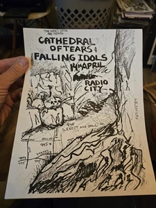 Falling Idols Rare Punk Rock 80s Flyer Long Beach Sublime - Picture 1 of 2