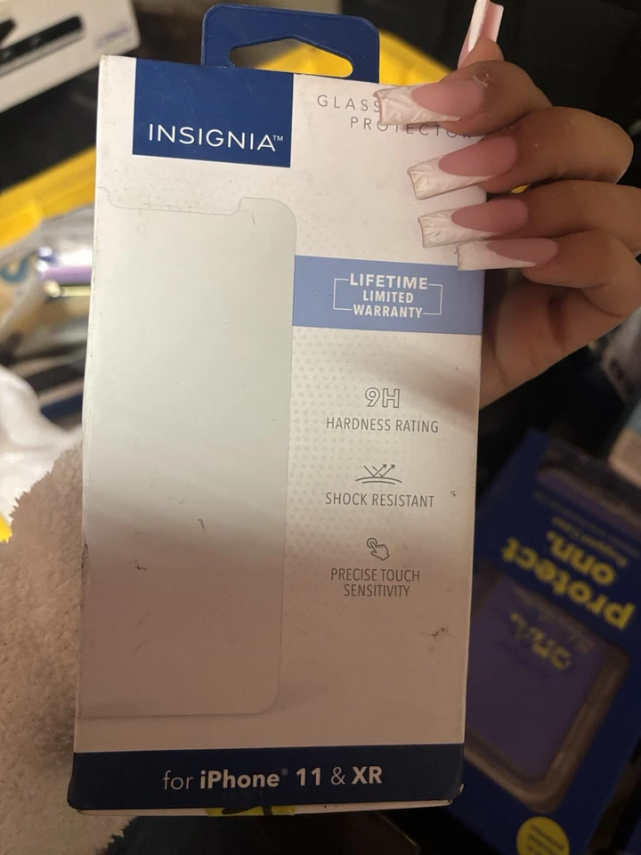 Insignia- Glass Screen Protector for Apple® iPhone® 11 and XR - Clear - Image 1 of 1