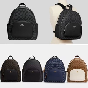 Mochila de cancha Coach 5671 CZ176 CZ778 NUEVA CON ETIQUETAS en cuero de lona exclusivo $450 - Imagen 1 de 81