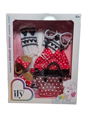 Disney ILY 4ever 18" Inspirado Minnie Mouse Paquete de Moda Envío Gratis ¡Nuevo! Foto 1 de 4