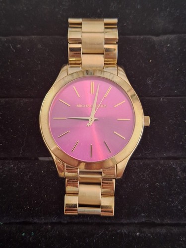 Orologio Donna Michael Kors MK3264 Runway Quadrante Rosa Acciaio Inox Oro