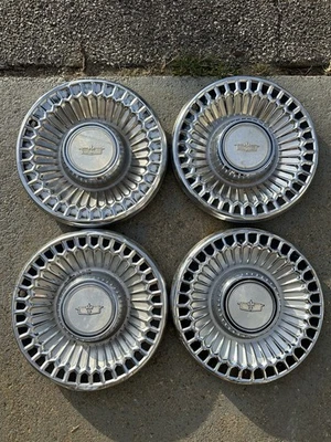4 77-79 Chevy Caprice 15” Metal Hubcaps Wheel Covers Caprice - Image 1 of 4