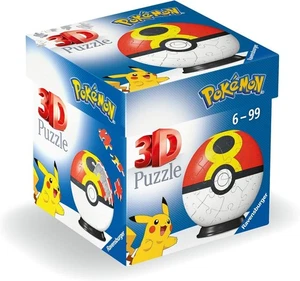 NEW Ravensburger 3D Jigsaw Puzzle 54 Pieces 11628 Pokemon Repeat Ball - Picture 1 of 2