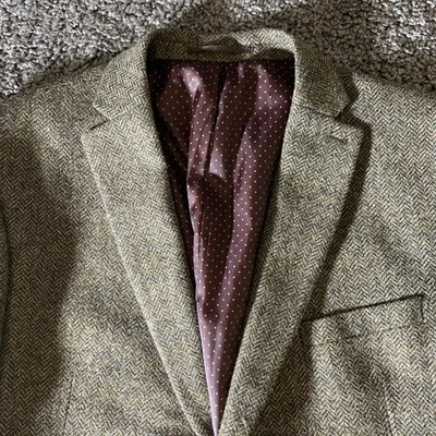 Netherfield Shetland Traje Chaqueta Para Hombres 48R Hecho en Inglaterra Blazer Abrigo Deportivo Siguiente Foto 1 de 4