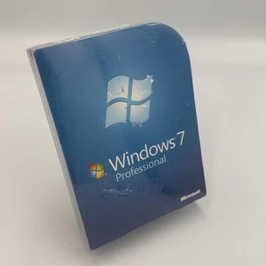 Microsoft Windows 7 Professional Full Retail 32/64‑Bit DVD – New Sealed Box - Afbeelding 1 van 4