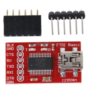 FT232RL FTDI USB 2.0 to TTL Serial Adapter Module for Arduino Mini Port 3.3V 5V - Picture 1 of 4