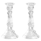 Kerzenhalter Aus Glas, Spitzkerzenhalter, Kandelaber fr Tisch, Hochzeit, F2614